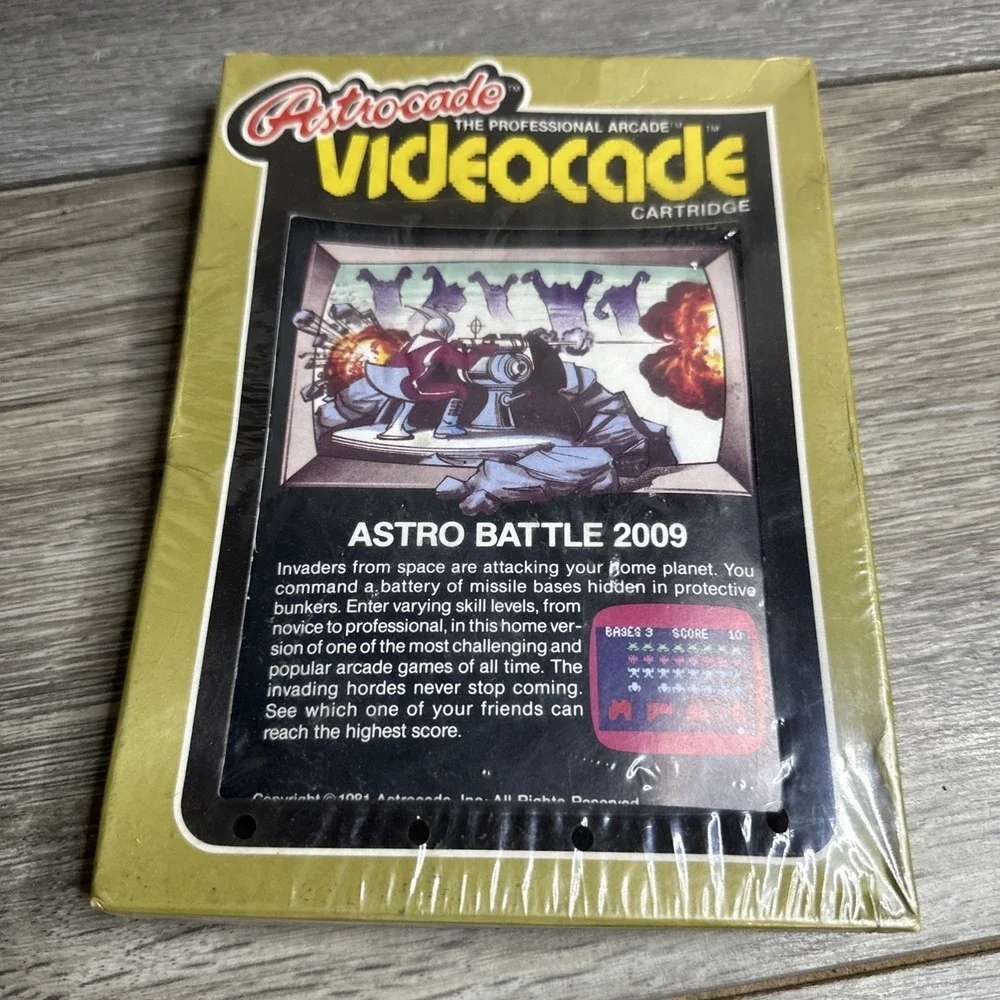 Bally Astrocade Videocade Astro Battle New‎ Sealed Shelf Wear